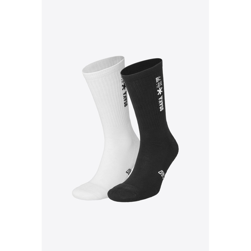 Osaka Duo Pack Sports Socks | Black-White