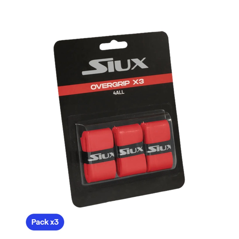 Overgrip Siux For All Rojo (Pack x3)