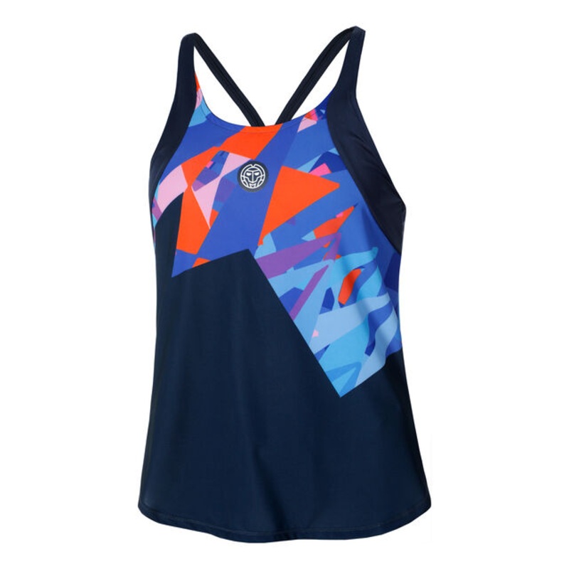 Spike Tank Top Women - Dark Blue, Multicoloured
