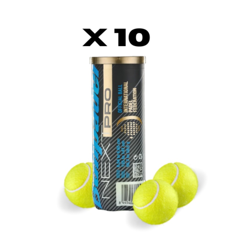 10 cans Of Bullpadel Next Pro Padel Balls