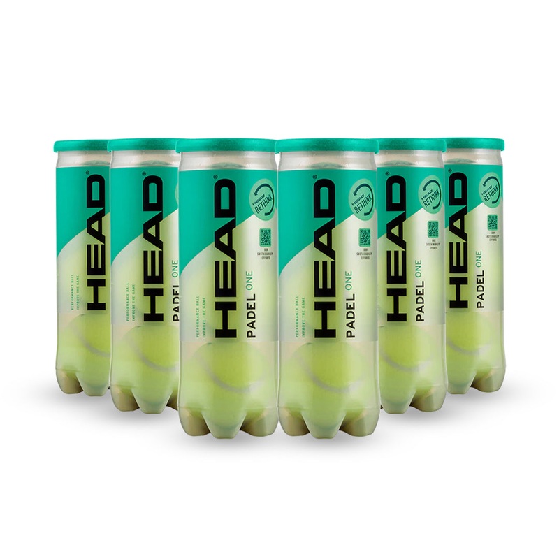 Head Padel One Ball - 6 Pack Bundles (6xCans)
