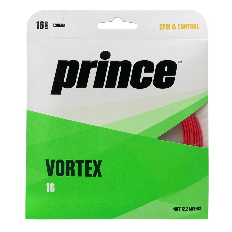 Prince Vortex 16/1.30 Tennis String (Red)