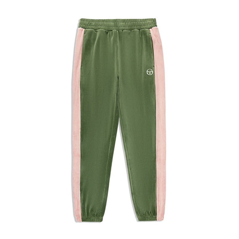Sergio Tacchini Cielo Velour Track Pant - Bronze Green