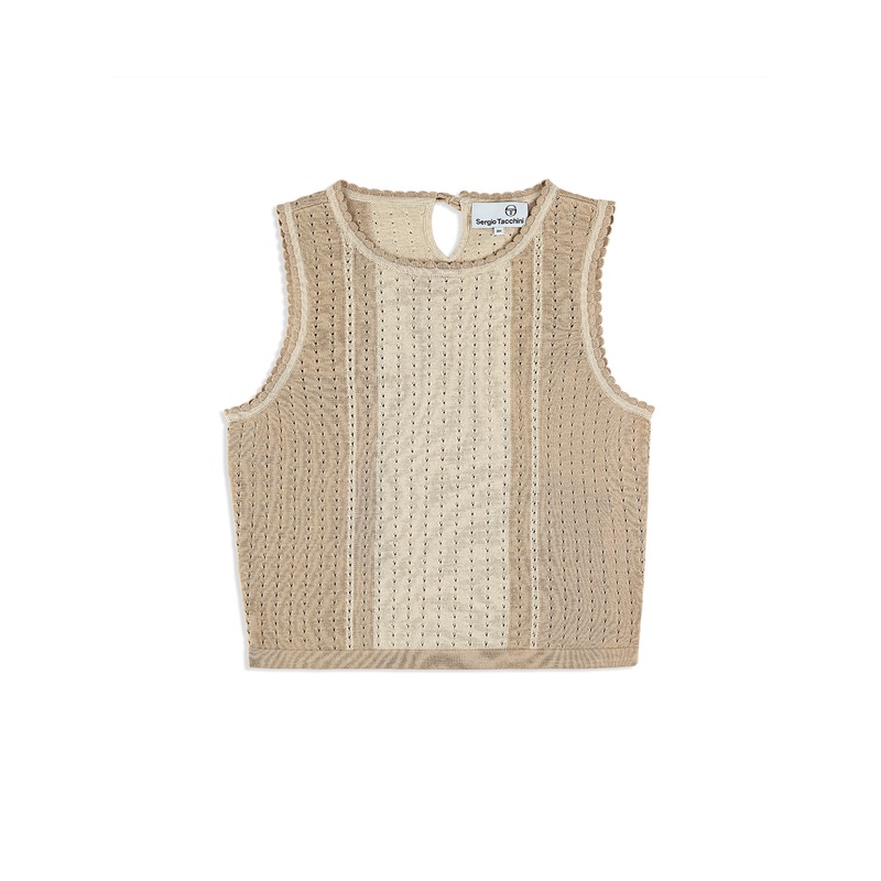 Sergio Tacchini Zola Knit Top - Humus
