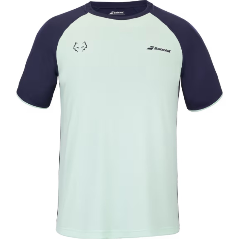 T-shirt Babolat Crew Neck Tee Juan Lebron Vert
