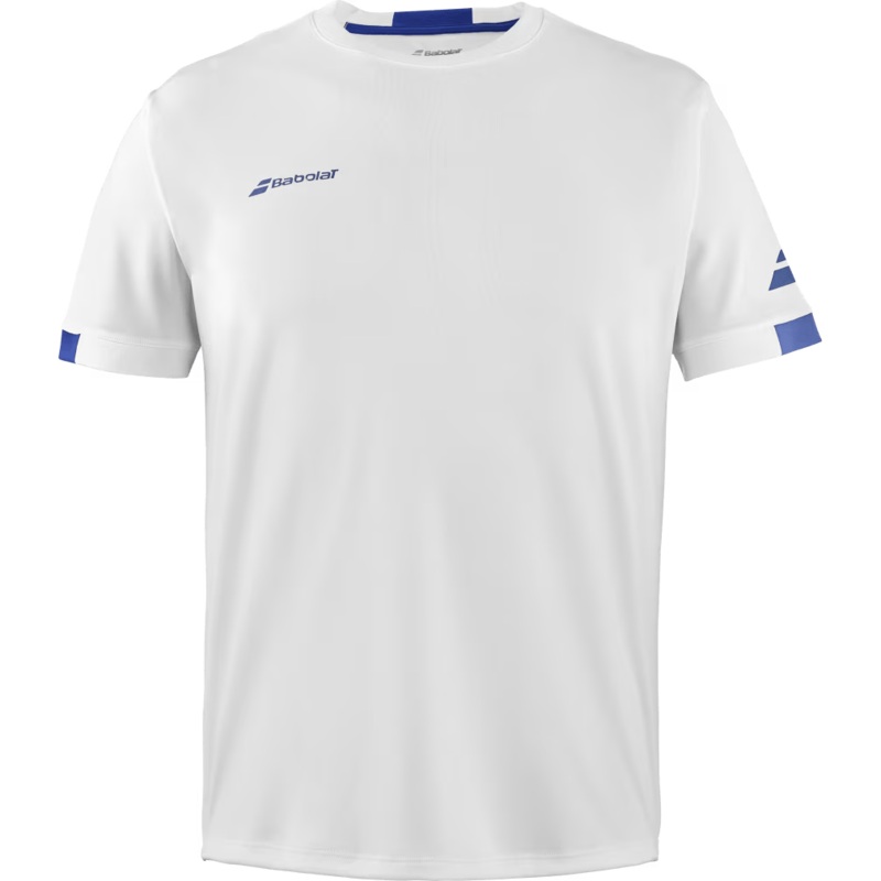 T-shirt Babolat Play Crew Neck Boy Blanc Junior