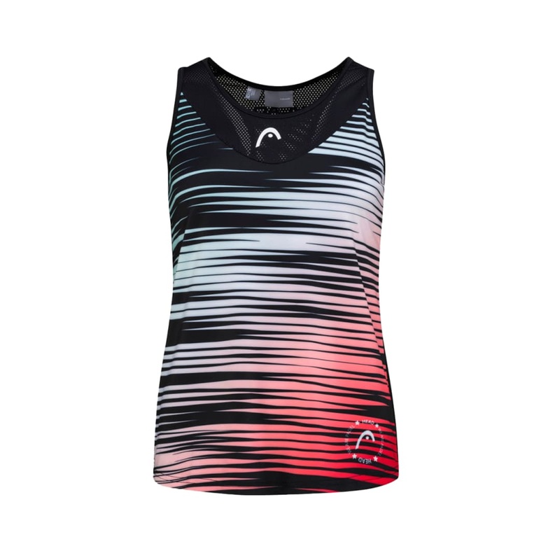 Head GAMETECH  Women Sleeveless Tank Top Shirt Red/Black