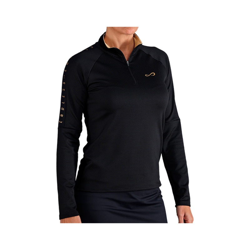 Sudadera Endless Kirsh II-Negro/ Dorado