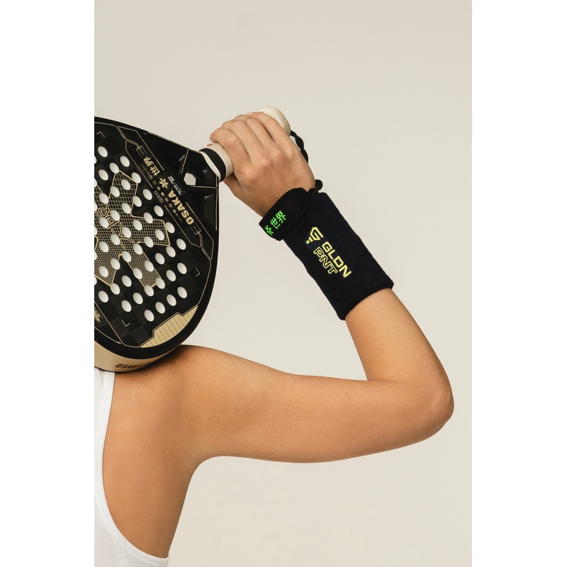 Sweatband Black/Lime|4"|5"