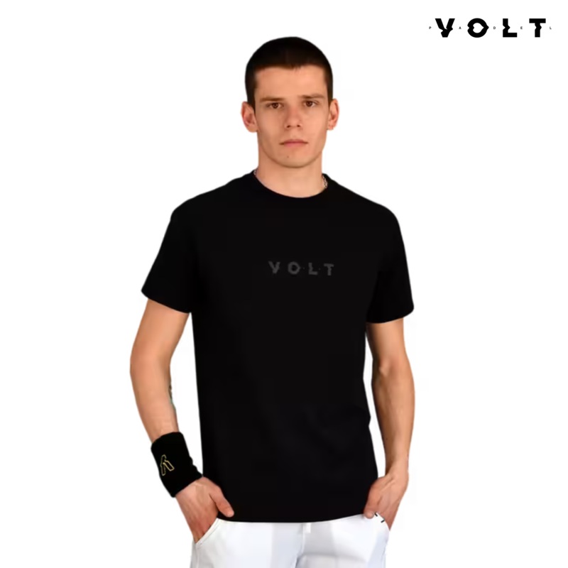 Volt Performance T-Shirt V4 Black | Padel Clothing