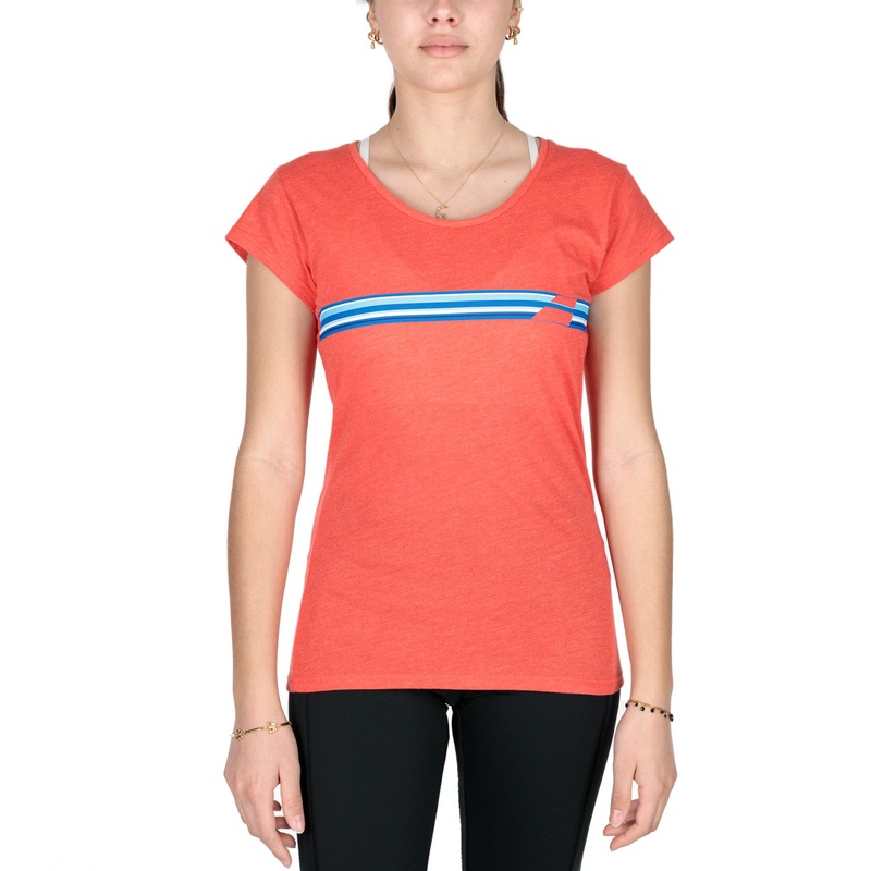 Babolat Exercise Stripes Tee|S|M|L|Blue|Red