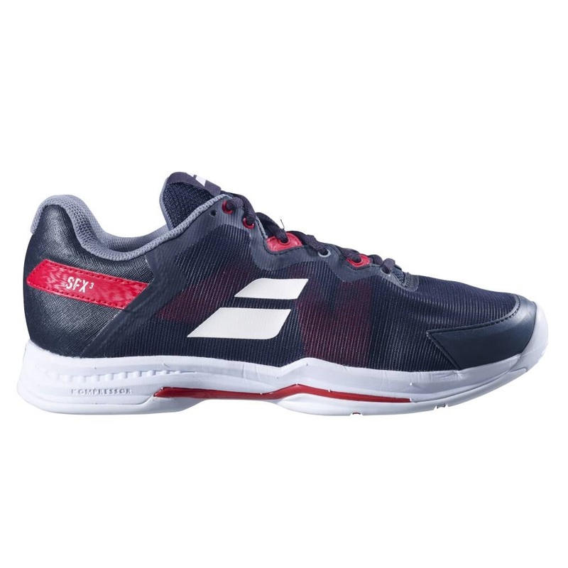 Babolat SFX 3 AC Mens Tennis Shoe (Black/Red)