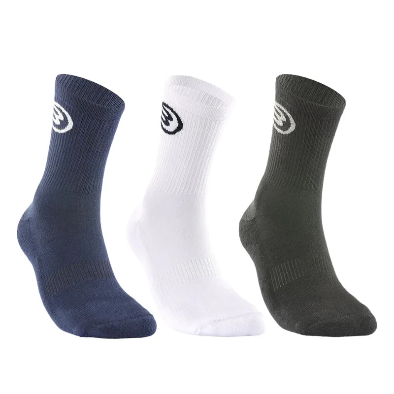 Bullpadel Socks x3 Black/White/Blue
