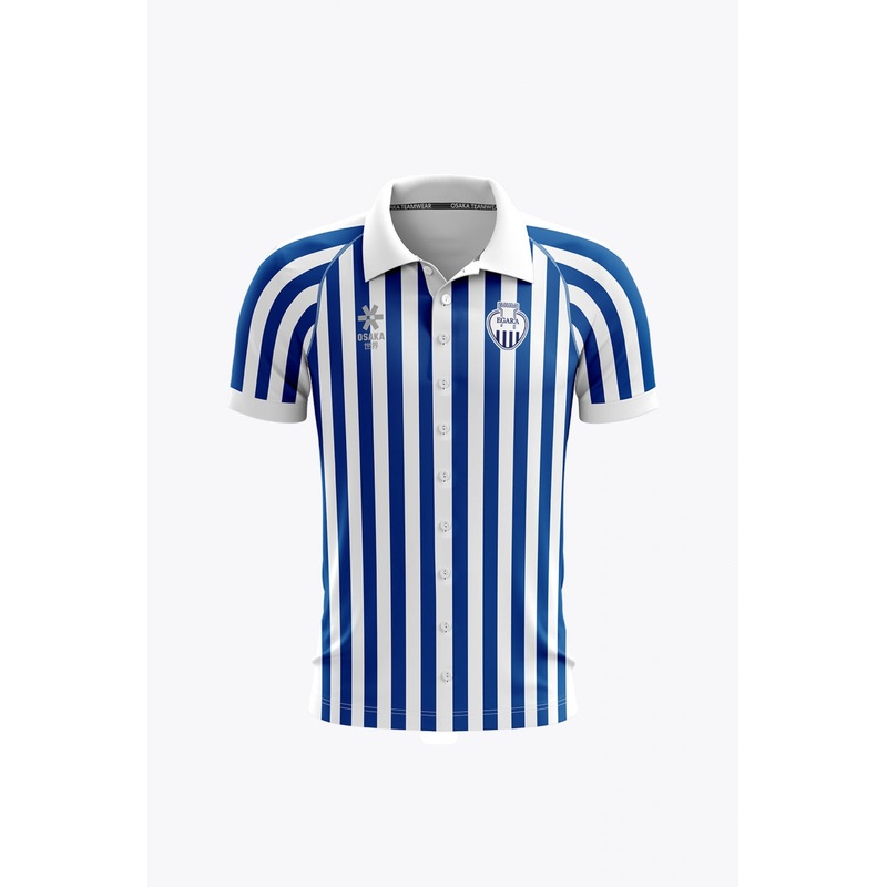Egara Men Polo Jersey | White-Blue