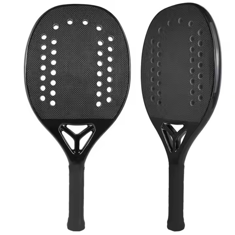 2024 Wholesale New Tech High Quality Custom Logo 3K/12K/18K Kevlar Carbon Fiber Beach Tennis Racket Paddle Racket