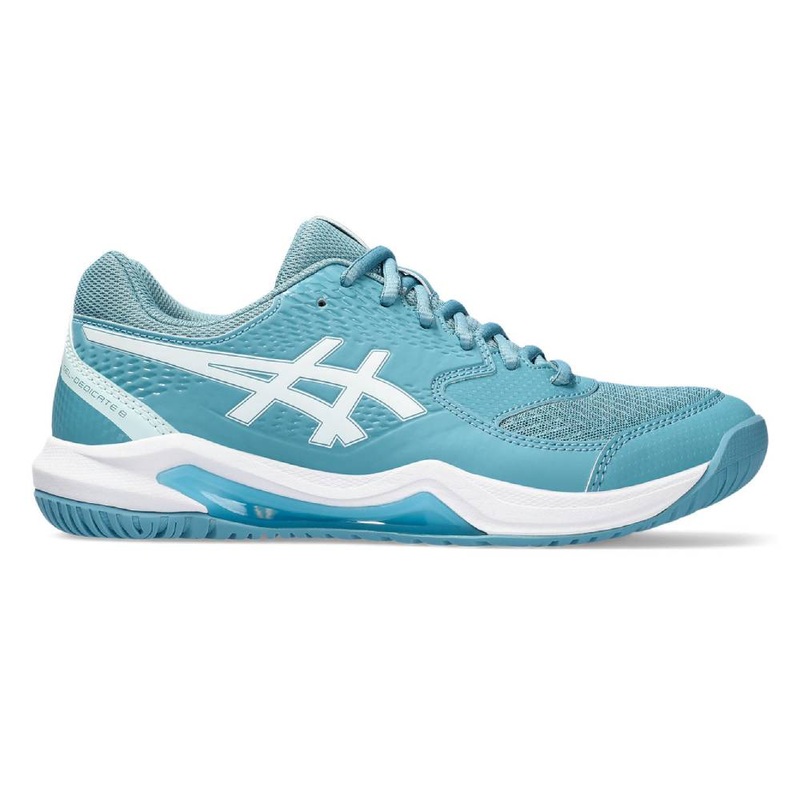 Asics Gel Dedicate 8 Wide Women's Tennis Shoe (Blue/White)