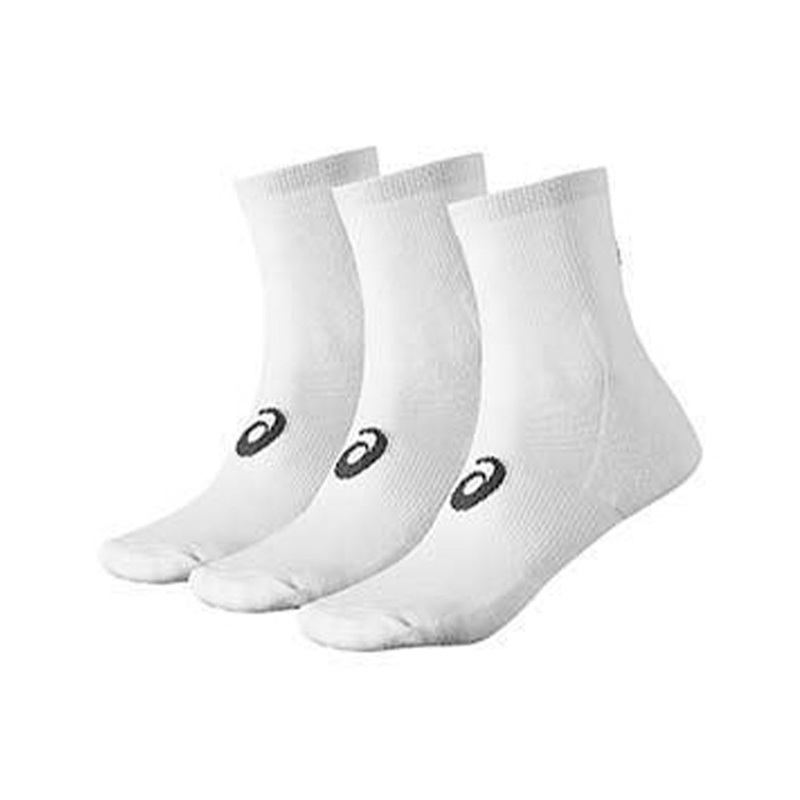 ASICS Quarter Socks (Pack of 3 Pairs) White