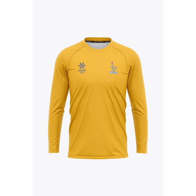 Official France Goal Keeper Tee Long Sleeves | Yellow