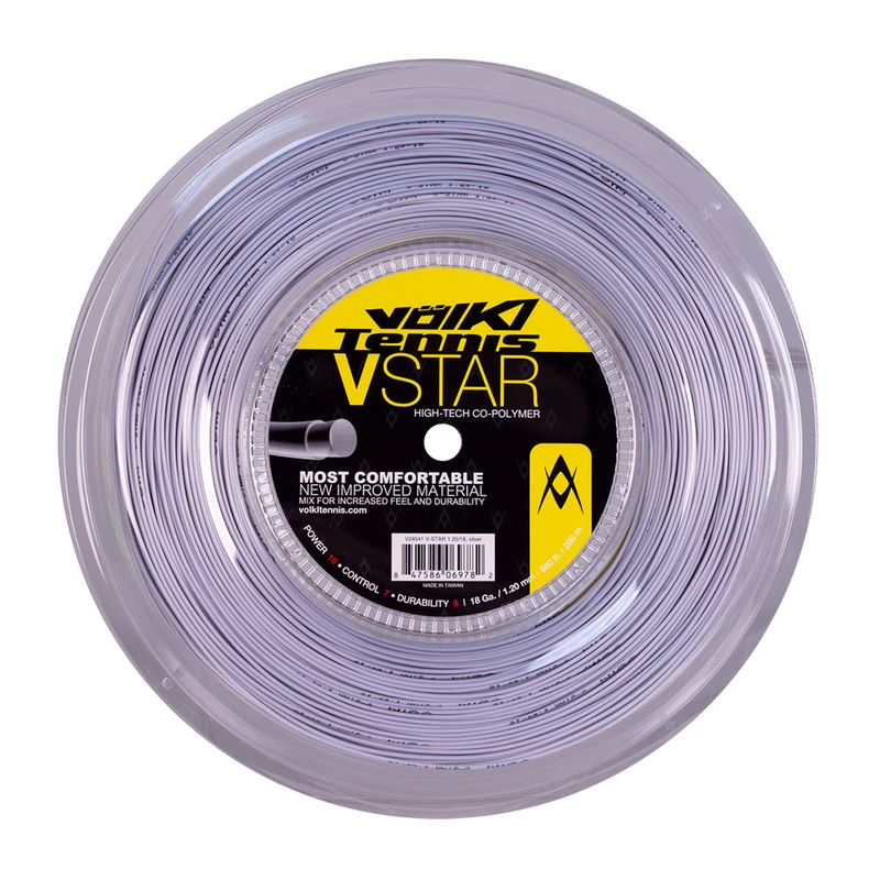 Volkl V-Star 18/1.20 Tennis String Reel (White)