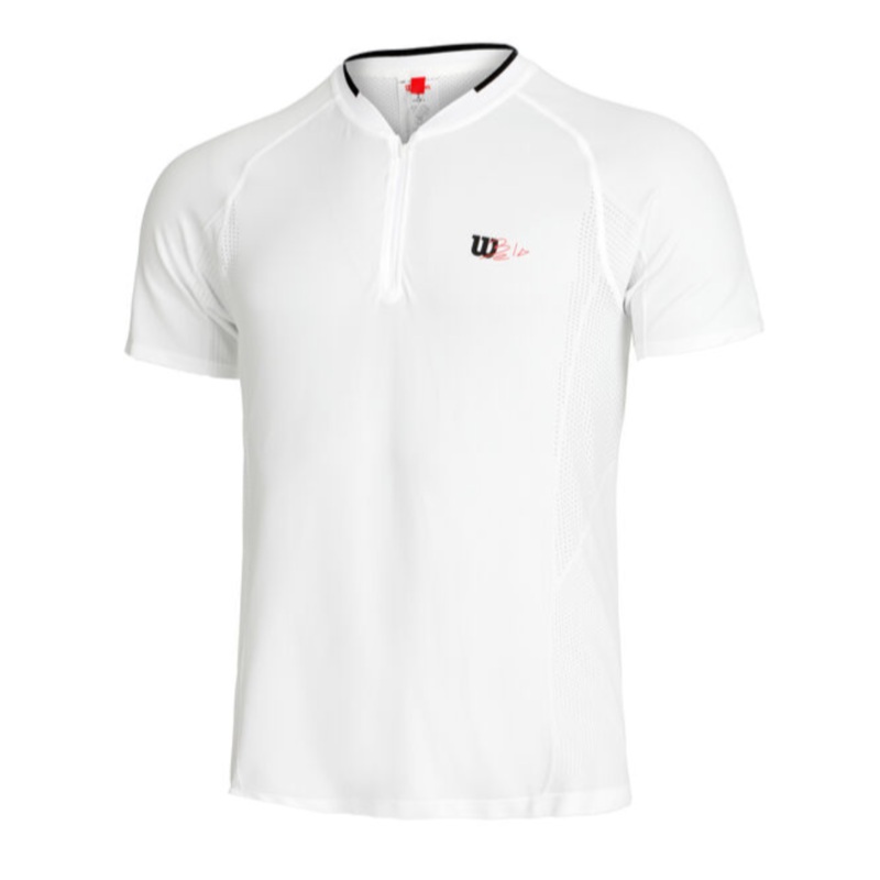 Wilson Series Seamless Henley Half-Zip 2.0 T-Shirt - White