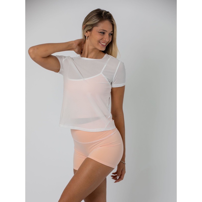 Mesh Motion Tee|S|M|L|XL|Arctic White|Sky Blue|Fucsia Vibrant|Soft Peach|Citrus Yellow|Energy Blue|Midnight Black