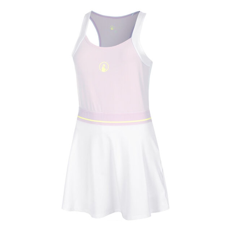 Mind Volley Dress Women - Lilac, White