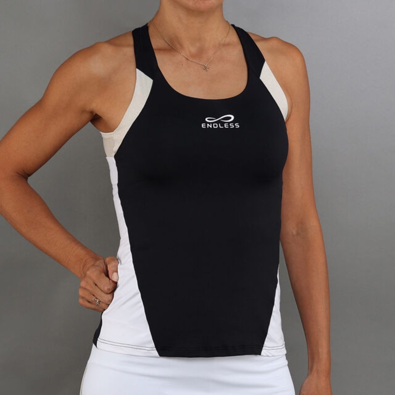 Grace Tank Top Women - Black, Gold