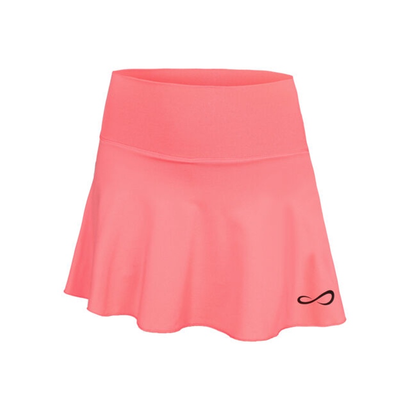 Lux Ribbon Skirt Women - Coral