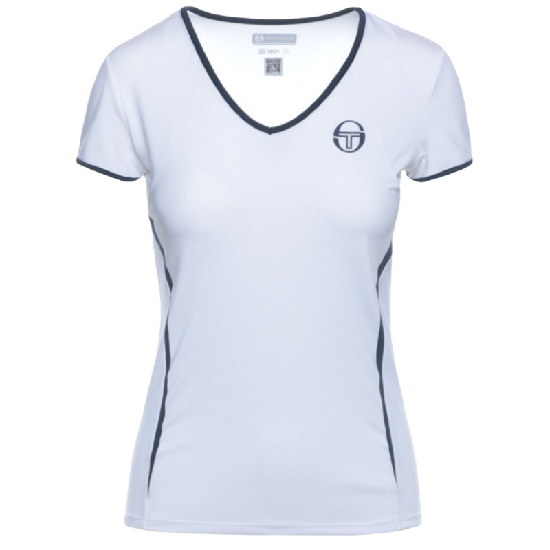 Sergio Tacchini Eva T-Shirt White/Navy