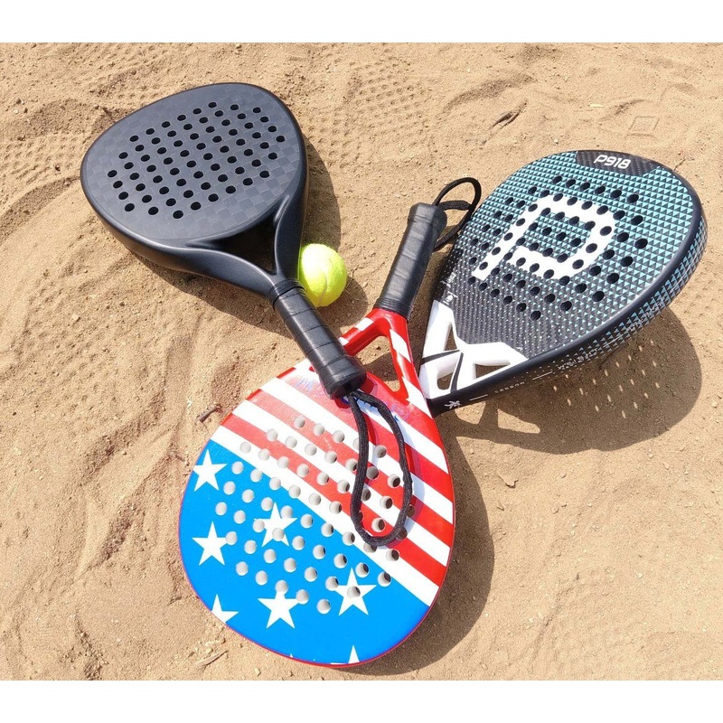 2022 Popular Manufacturer 3K/12K/18K Graphite Soft EVA Carbon Padel Racket