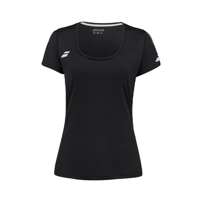Camiseta Babolat Cap Sleeve Top Women Negro
