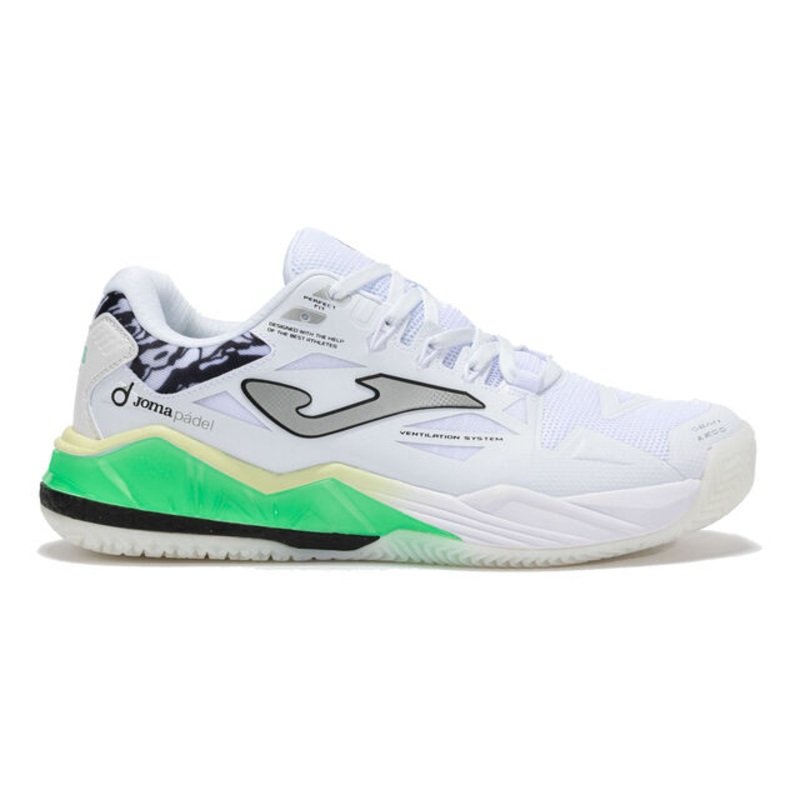 Spin Padel Shoe Men - White, Green