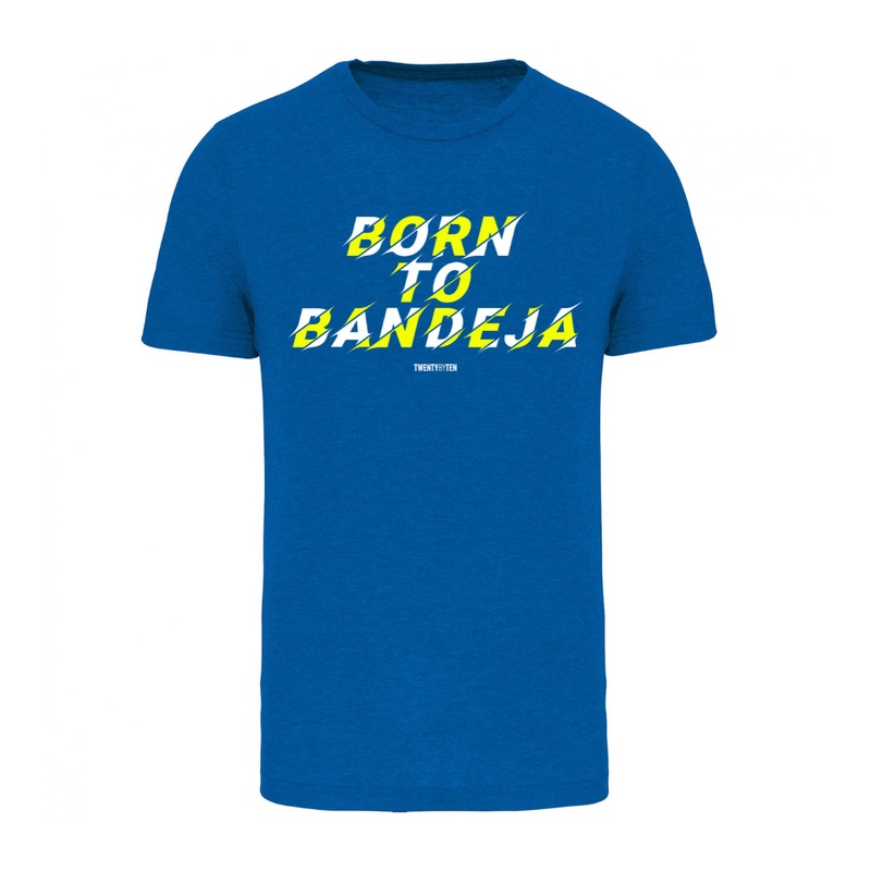 T-shirt TBT - Padel Wear Born to Bandeja Polyester Bleu