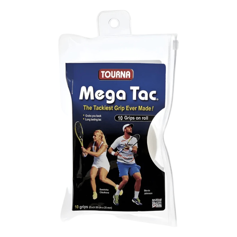 Tourna Grip XL Sticky White 10-pack