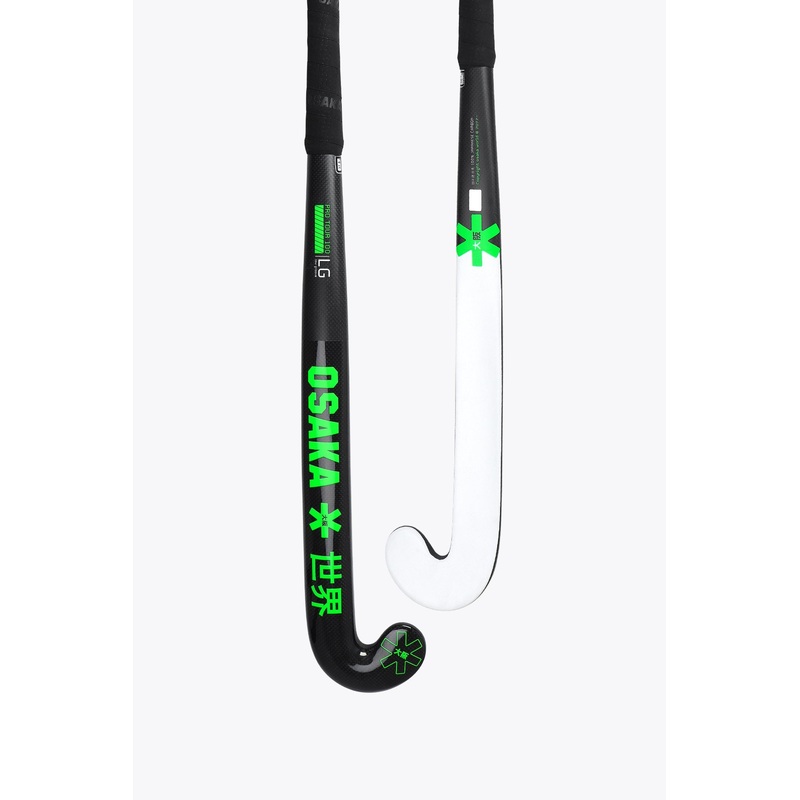 Osaka Field Hockey Stick Pro Tour 100 - Low Groove- LTD Edition White | Iconic Black