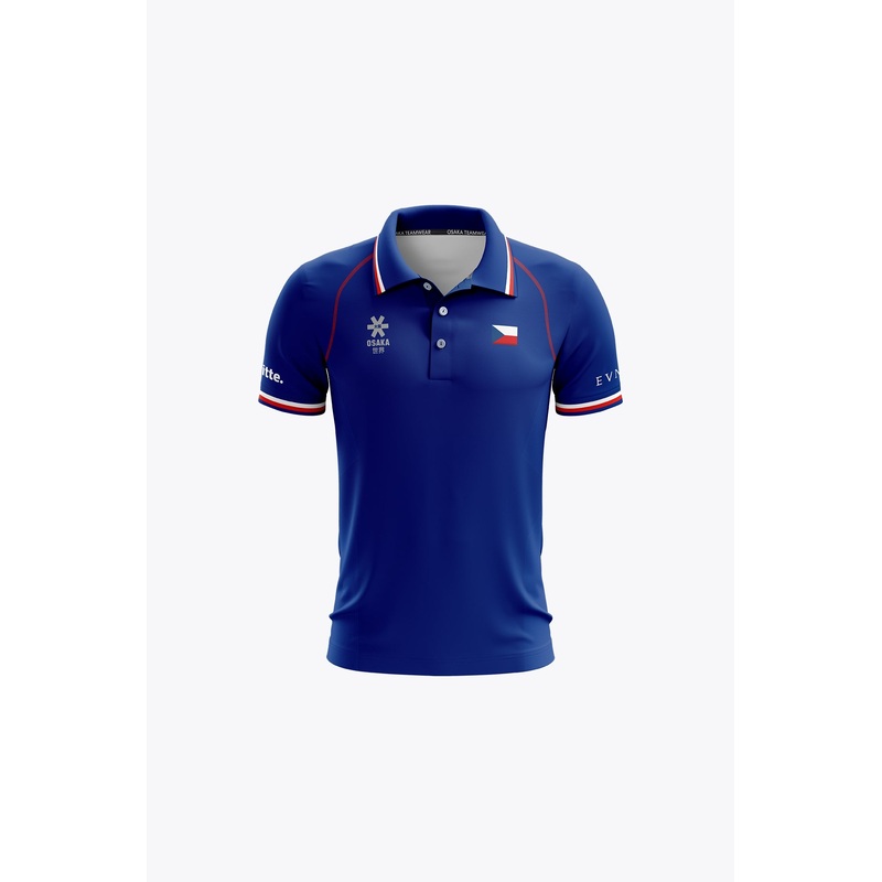 Official Czech Republic Kids Polo Jersey | Royal Blue