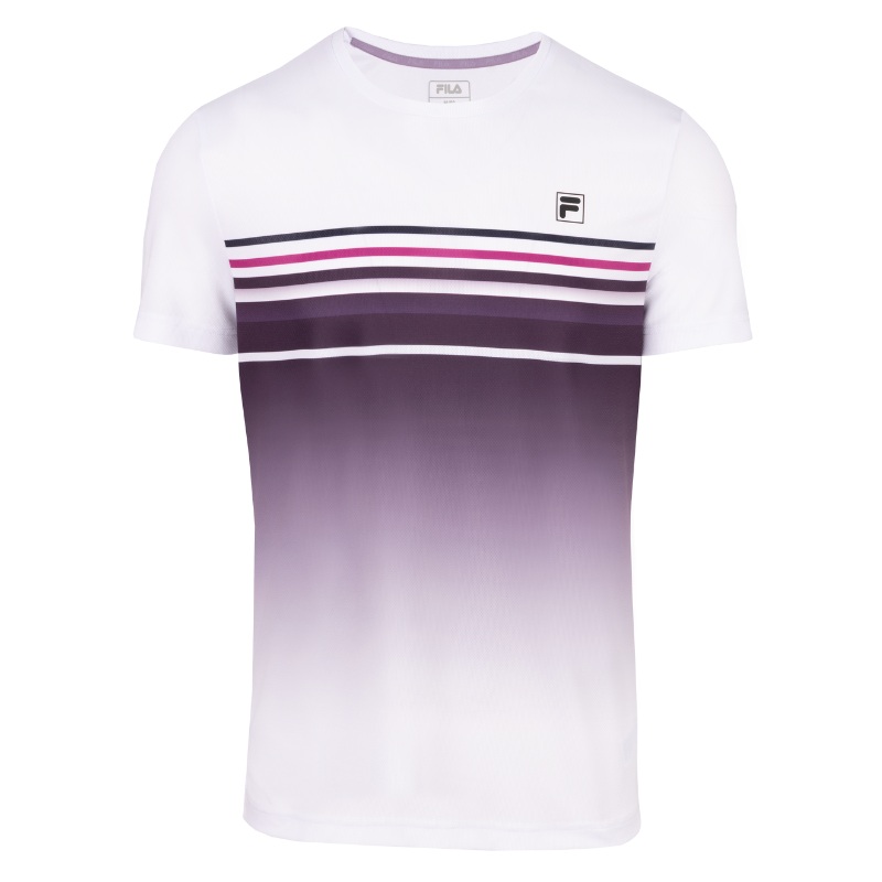 T-shirt Fila Miguel Blanc/Violet