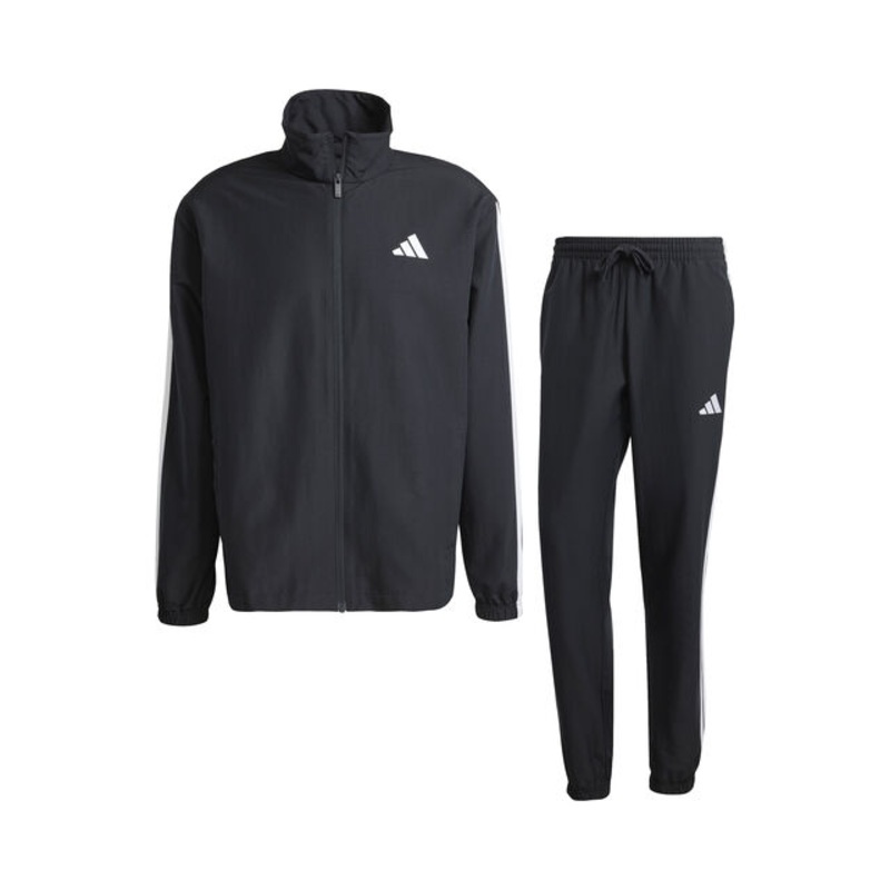 3 Stripes Woven Tracksuit Men - Black