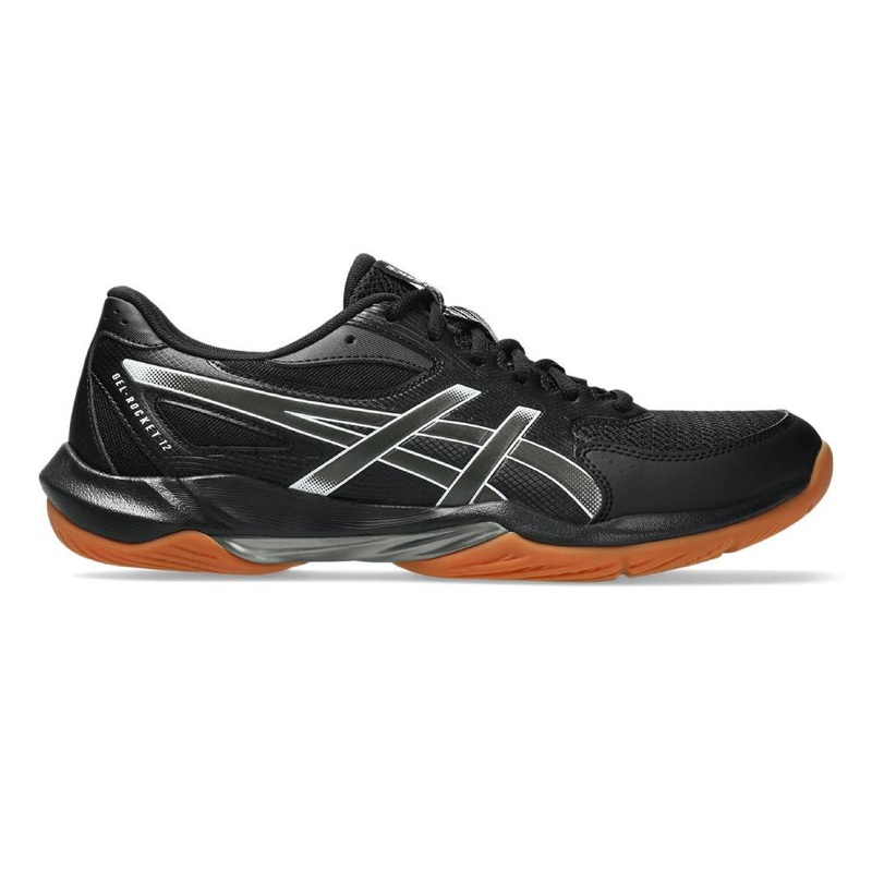 Asics Gel Rocket 12 Men's Indoor Court Shoe (Black/Gunmetal)