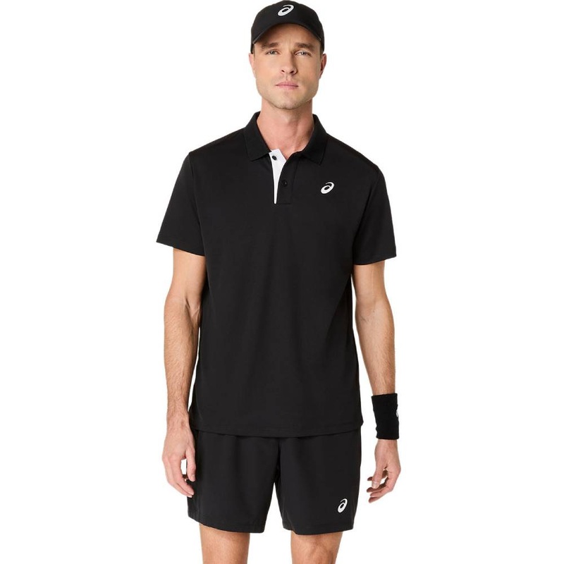 Asics Men's Court Polo Top (Performance Black)