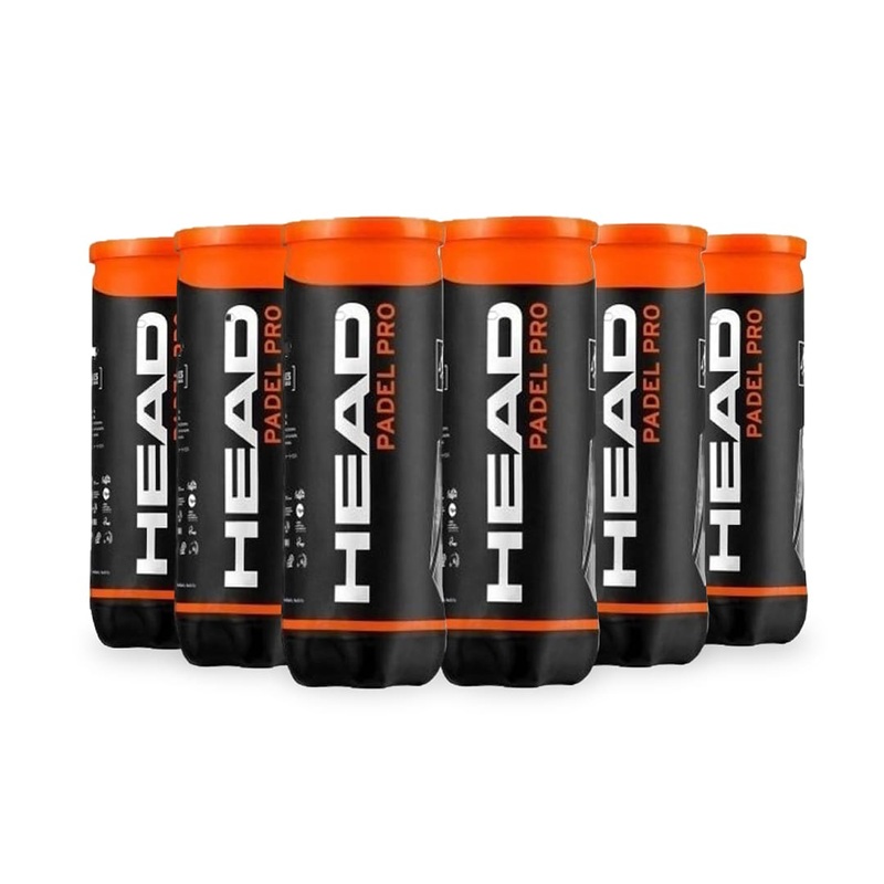 Head Padel Pro Ball - 6 Pack Bundle (6xCans)