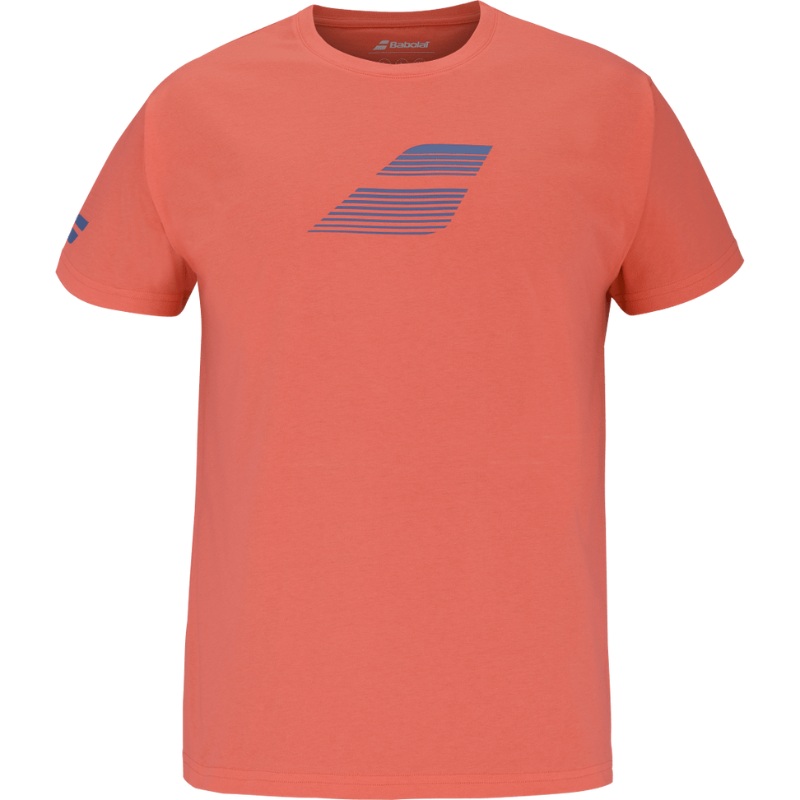 T-shirt Babolat Exercise Big Flag Tee Orange 2025
