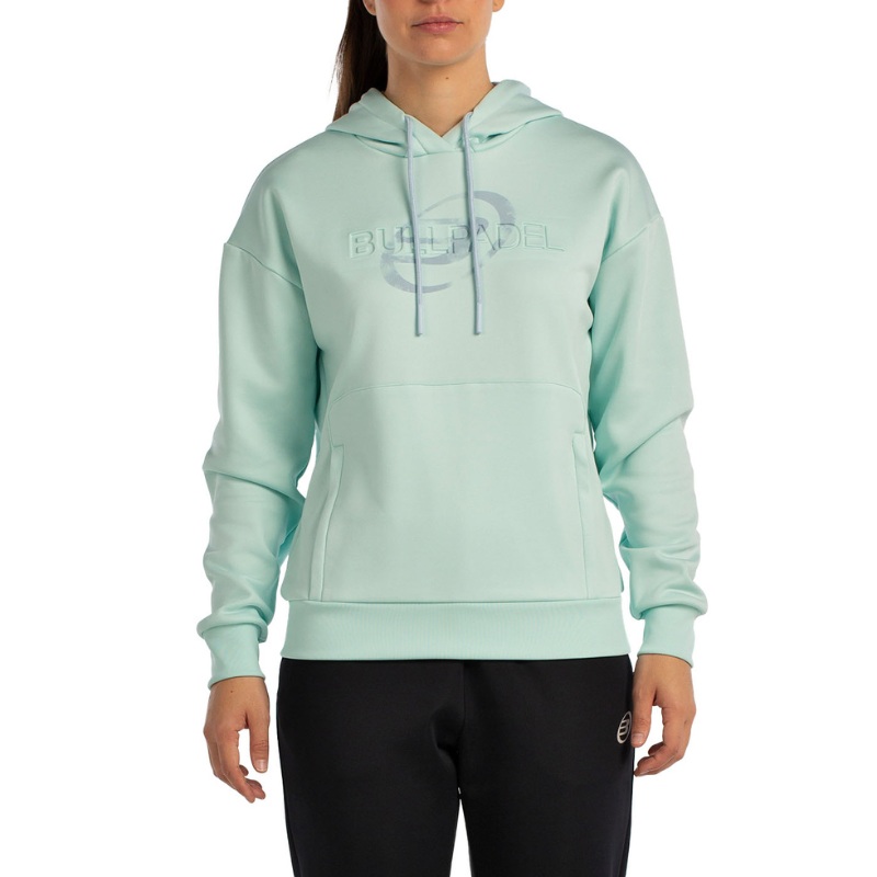 Sweat Bullpadel Befas Vert Femme