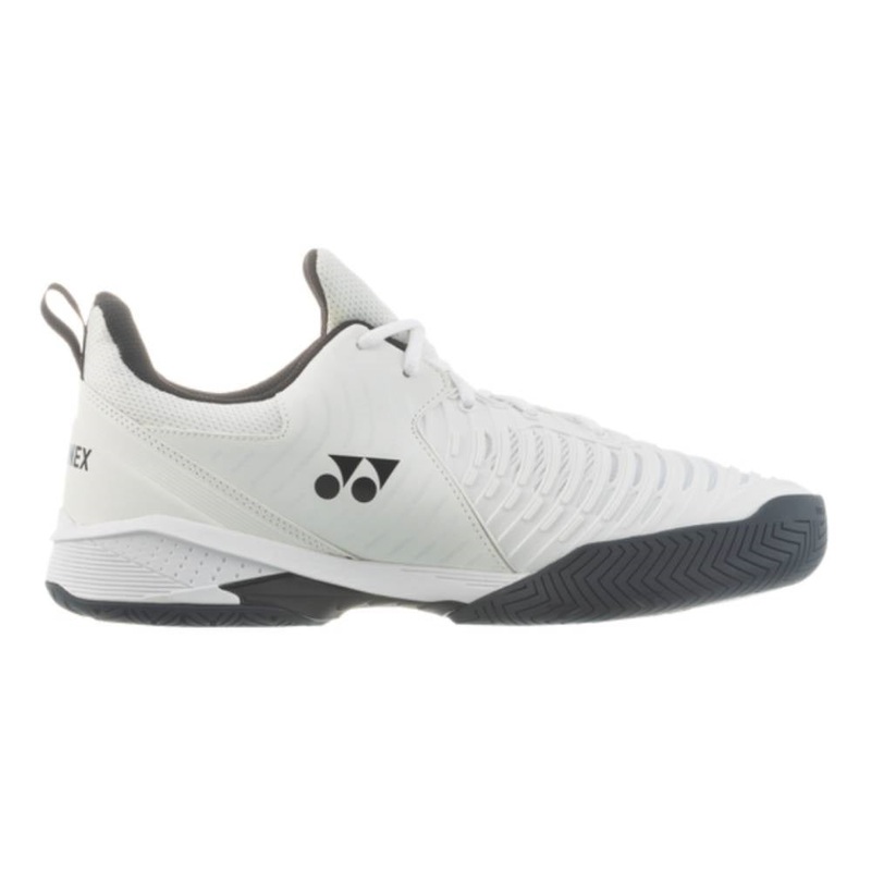 Yonex Power Cushion Sonicage Plus Wide (4.5E) Men's Tennis Shoe (White)