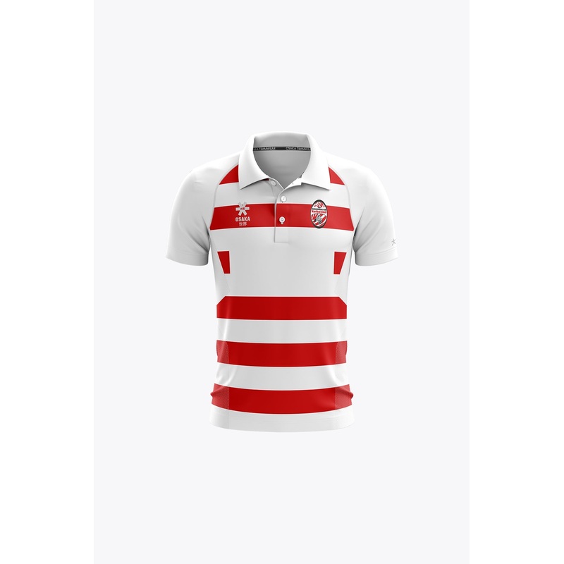 Borgerhout G/W Kids Polo Jersey | White-Red
