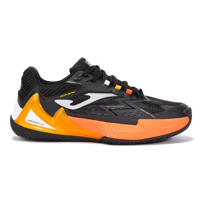 Open Padel Shoe Men - Black, Orange