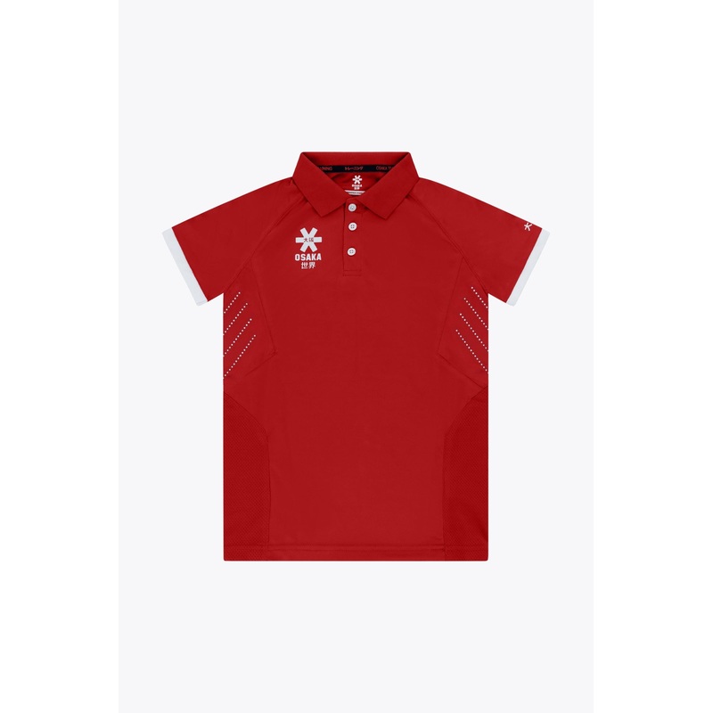 Osaka Kids Polo Jersey | Red|Red|6-8|8-10|10-12|12-14