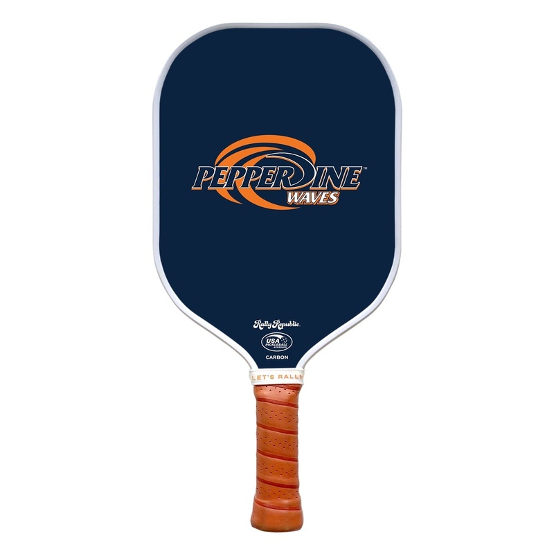 Rally Republic PIckleball Paddle - Pepperdine Waves Blue Primary Mark