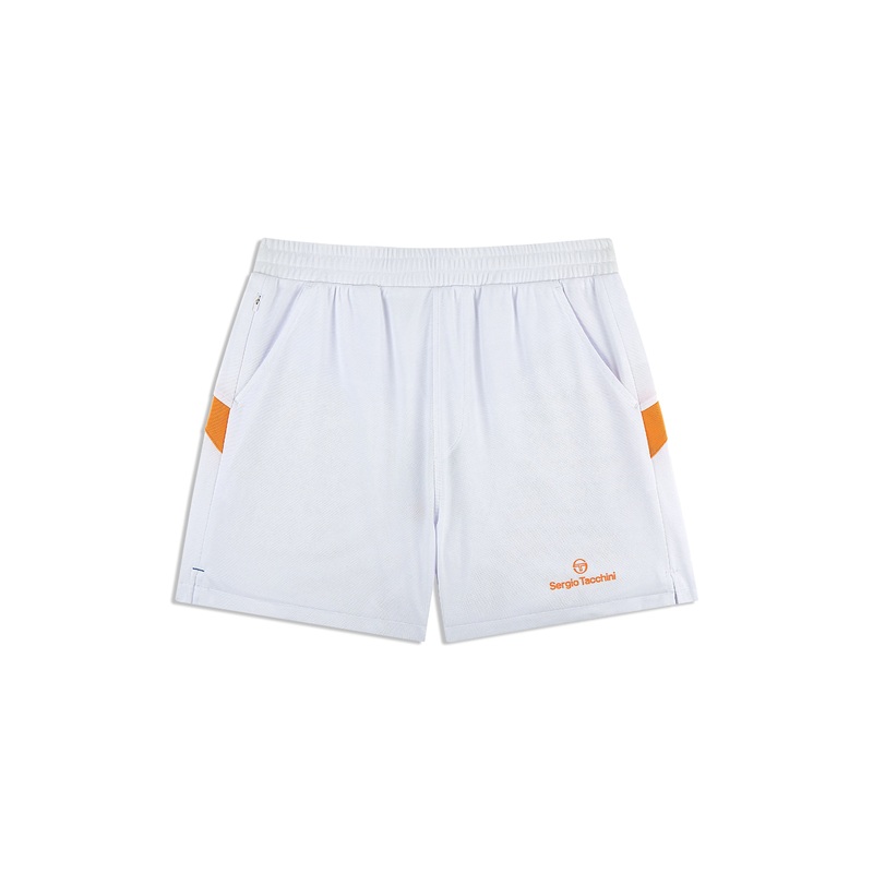 Sergio Tacchini Luca Piqu Shorts - Brilliant White