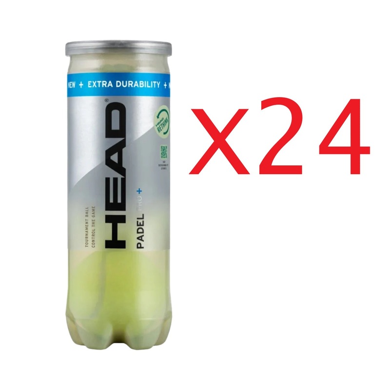 24 CANS HEAD PRO+ 3 PADEL BALLS BOX (24x CAN)
